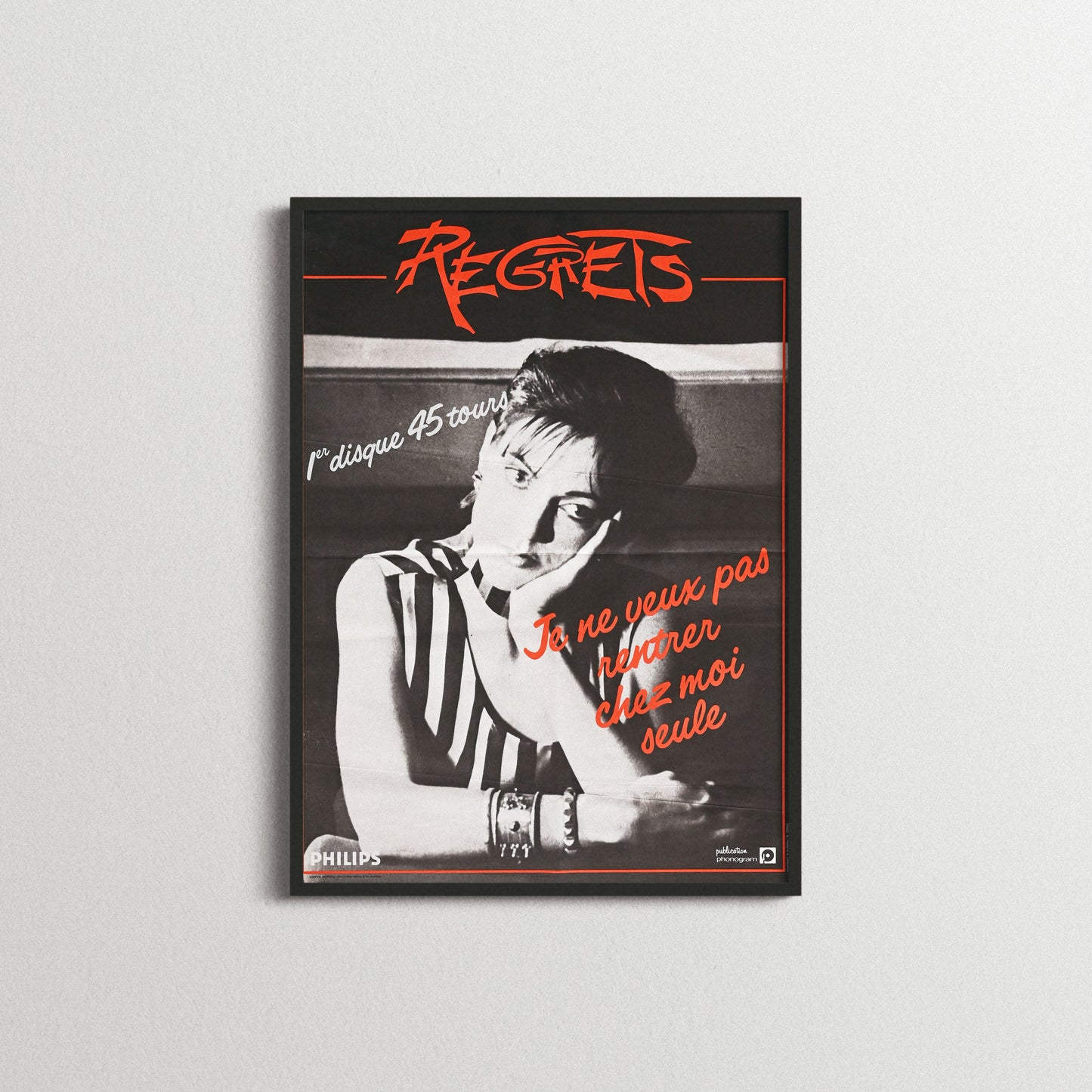 Regrets - Je Ne Veux Pas Rentrer Chez Moi Seule - 1983