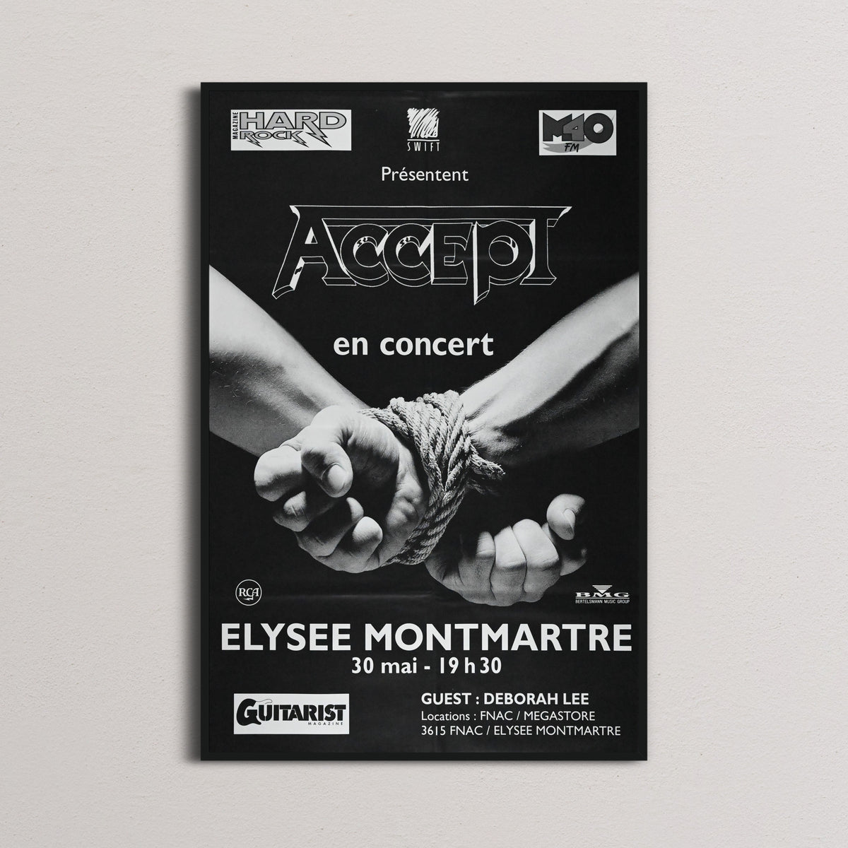 Accept - "Special Event Tour" - Elysée Montmartre - 1993