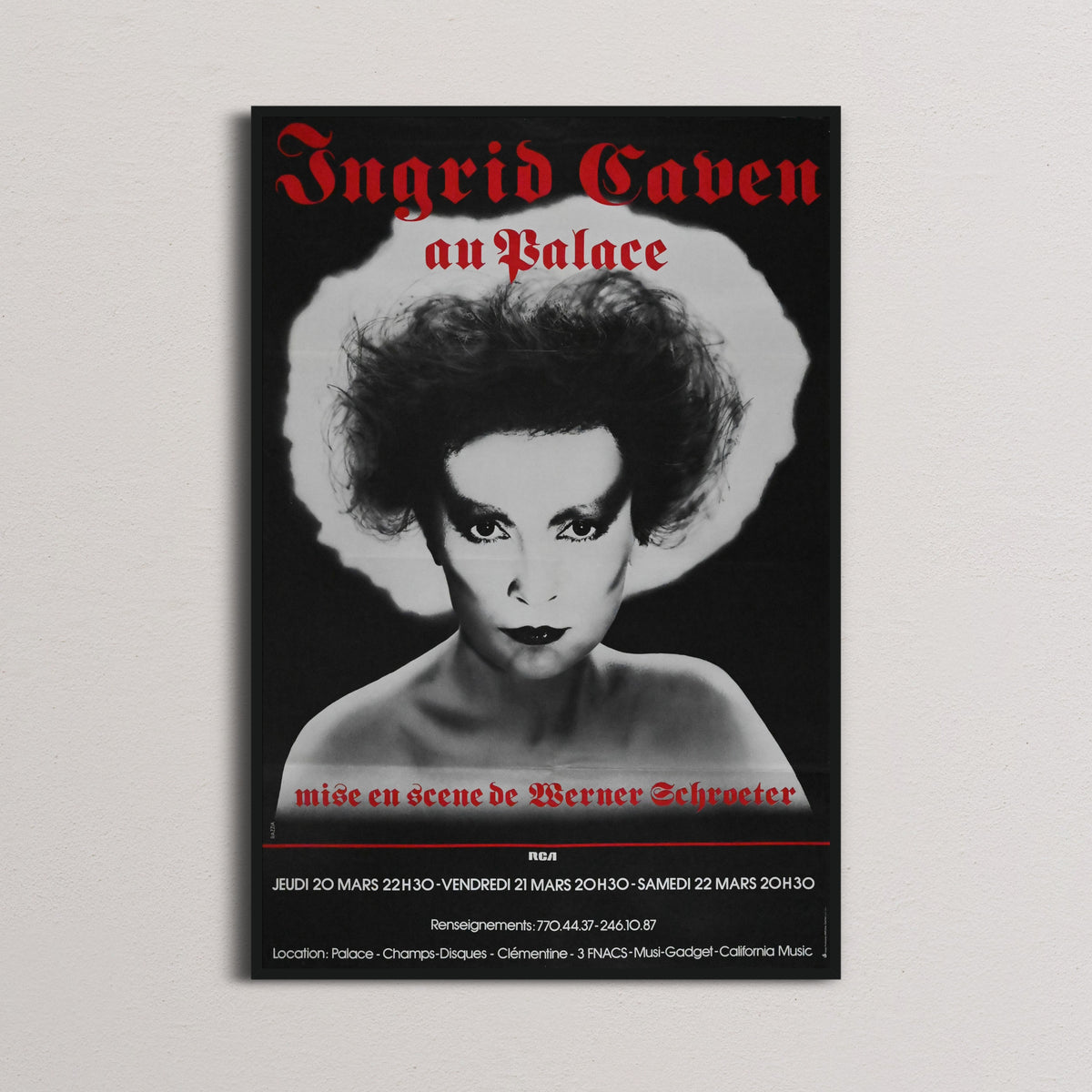 Ingrid Caven - Le Palace - 1980
