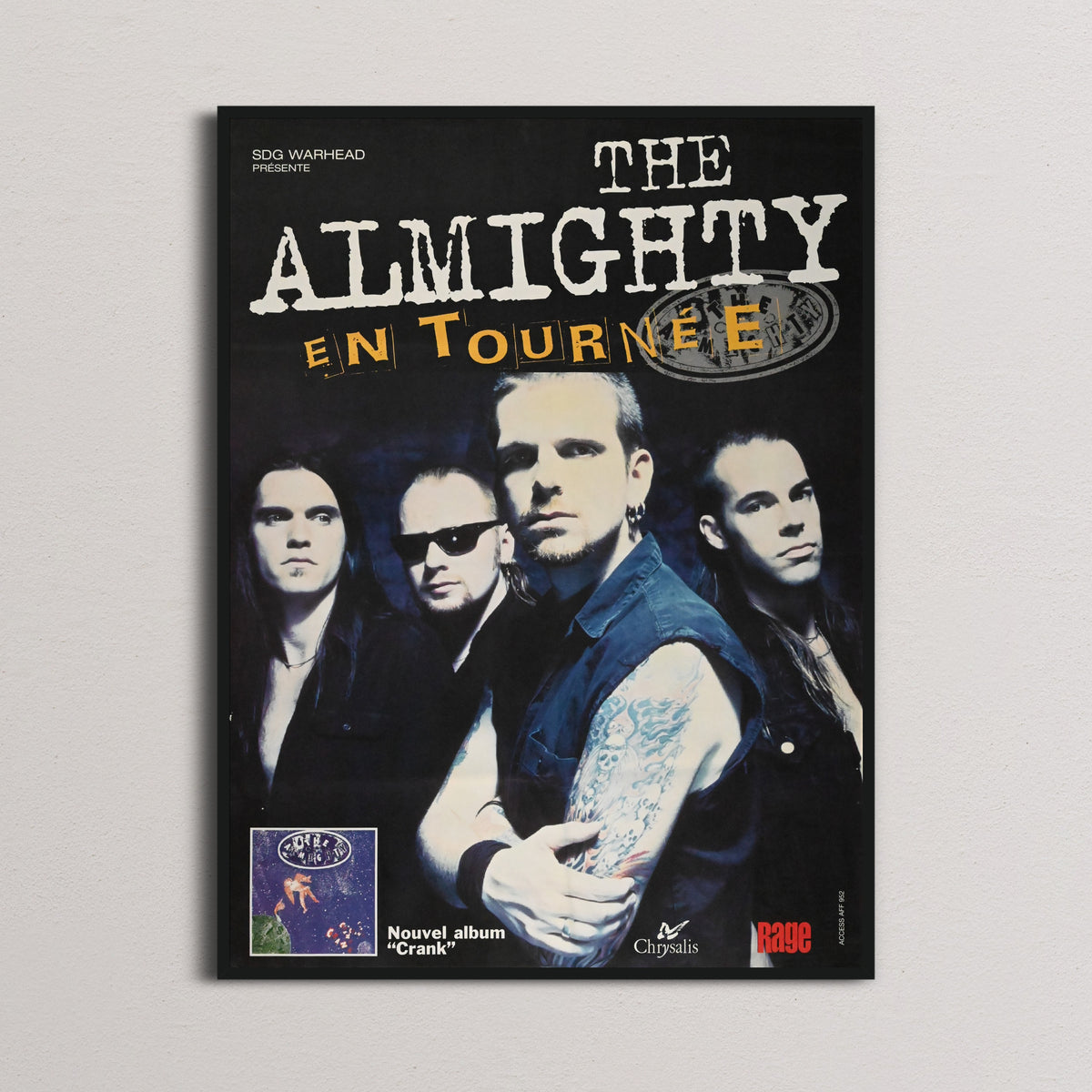 The Almighty  - "Crank Tour" - Zenith - 1994