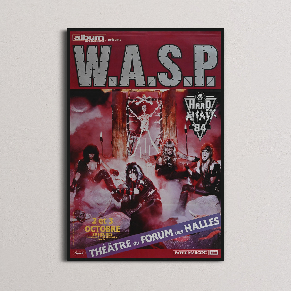 W.A.S.P. - "Winged Assassins"  - Forum Des Halles - 1984
